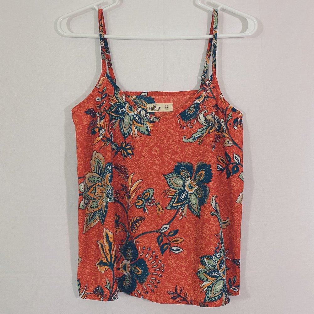 Hollister Floral Flowy Adjustable Tank